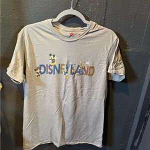 Men’s Disney Parks Disneyland Grey Short Sleeve Tshirt Size Large